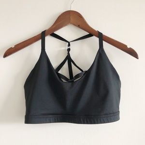 Nike Indy JDI Black Strappy Sports Bra L
